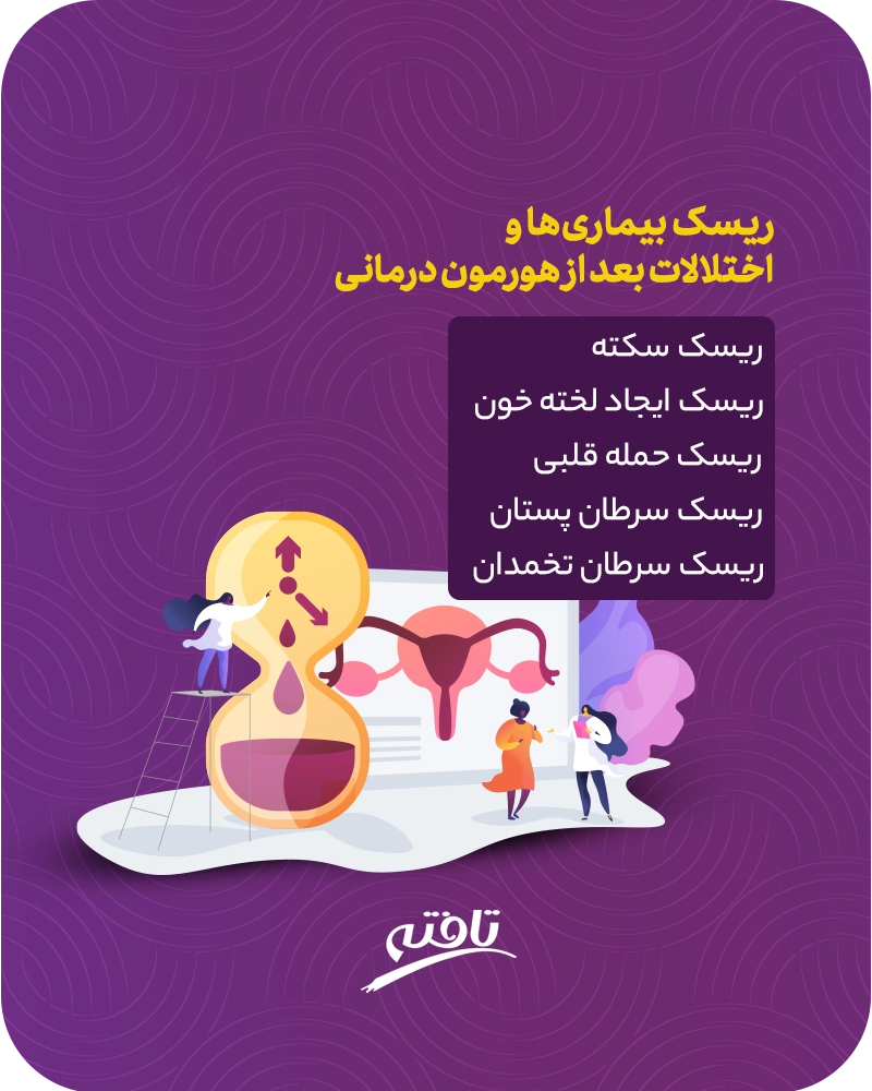 ریسک هورمون درمانی
