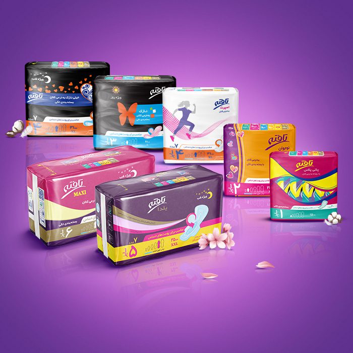 انوع نوارهای بهداشتی تافته